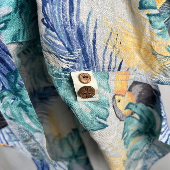 Caribbean Silk XL Men Hawaiian Tropical Shirt Cruise Vacation - Picture 6 of 6